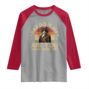 Alexander Hamilton Cat Raglan Shirt Funny Gifts For Fans Cat Lovers TS10 Sport Gray Red Print Your Wear