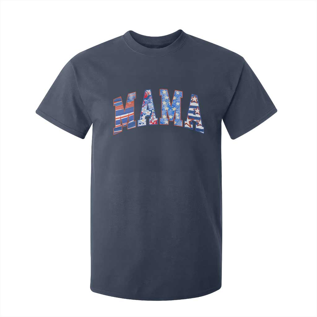 American Mama T Shirt For Kid 4th of July TS10 Navy Print Your Wear