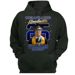 Personalized Graduation Gifts Custom Photo 2025 Graduate Congratulations Shirt CTM02 Hoodie Custom - Printyourwear