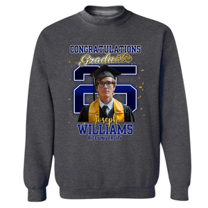 Personalized Graduation Gifts Custom Photo 2025 Graduate Congratulations Shirt CTM02 Sweater Custom - Printyourwear