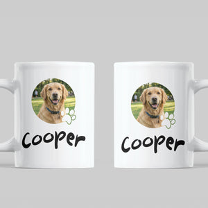 Custom Pet Photo Ceramic Coffee Mug – Personalized Gift for Pet Lovers CTM02 15oz White Print Your Wear
