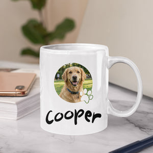 Custom Pet Photo Ceramic Coffee Mug – Personalized Gift for Pet Lovers CTM02 Print Your Wear