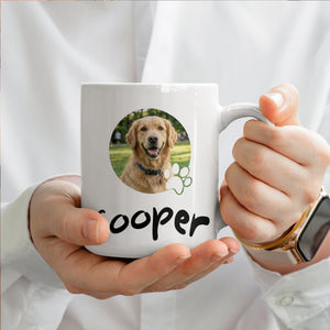 Custom Pet Photo Ceramic Coffee Mug – Personalized Gift for Pet Lovers CTM02 11oz White Print Your Wear