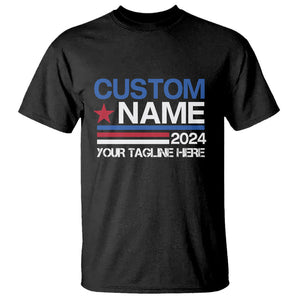 Personalized Election Shirt Custom Name 2024 US President Supporter CTM02 T Shirt Custom - Printyourwear