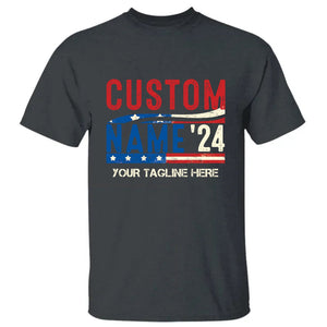 Personalized 2024 Election Shirt Custom Name '24 US President Supporter Retro CTM02 T Shirt Custom - Printyourwear