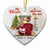 Personalized JP Christmas Ornaments Couple My Heart Is Wherever You Are Heart Ceramic CTM Ornament Custom - Printyourwear