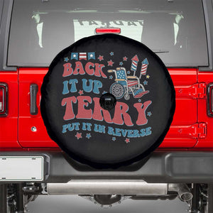 Funny 4th of July Back It Up Terry Put It In Reverse Spare Tire Cover TS10 Black Print Your Wear