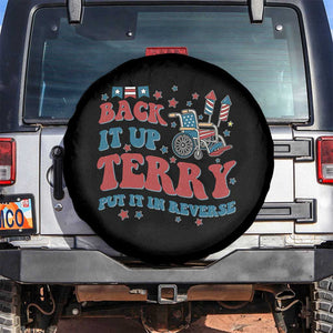 Funny 4th of July Back It Up Terry Put It In Reverse Spare Tire Cover TS10 No hole Black Print Your Wear