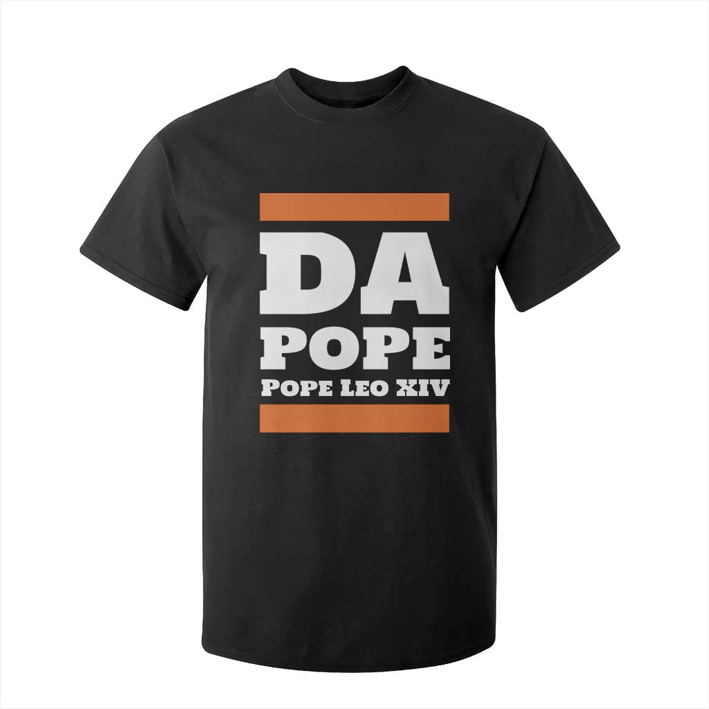 Funny Da Pope From America Chicago Pope Leo XIV T Shirt For Kid TS11 Black Print Your Wear