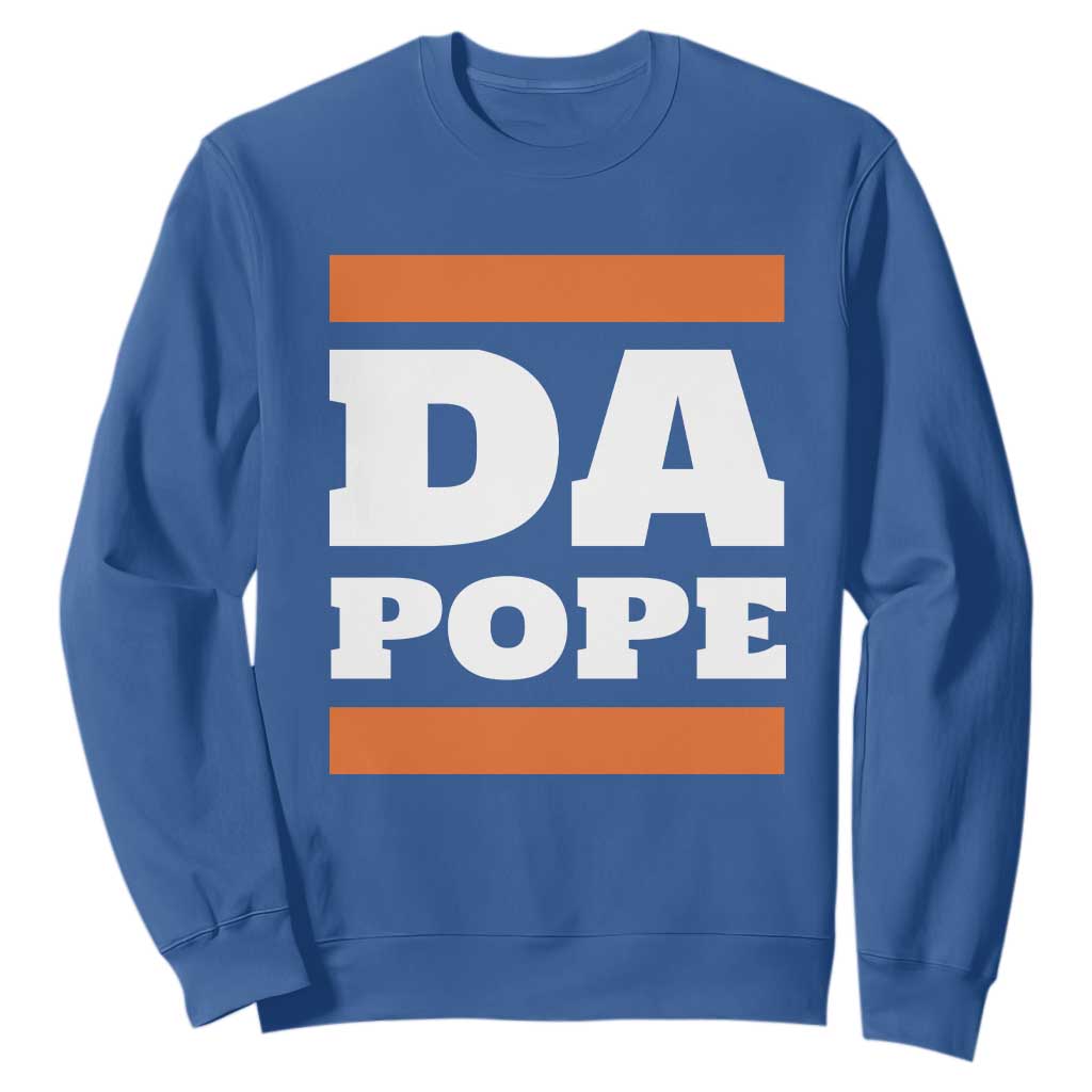 Funny Da Pope From America Chicago Sweatshirt TS11 Royal Blue Print Your Wear