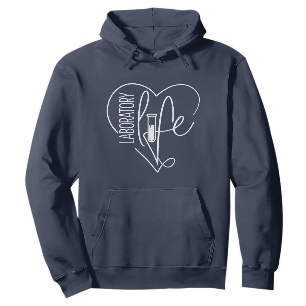 Funny Laboratory Life Lab Chemistry Scientist Hoodie TS11 Navy Print Your Wear