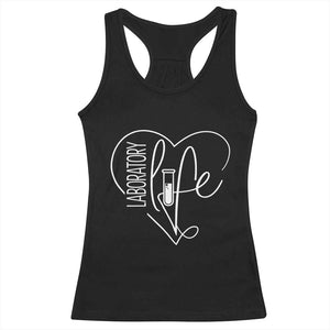 Funny Laboratory Life Lab Chemistry Scientist Racerback Tank Top TS11 Black Print Your Wear