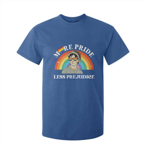Gay Pride T Shirt For Kid More Pride Less Prejudice LGBT Pride Month TS02 Royal Blue Print Your Wear