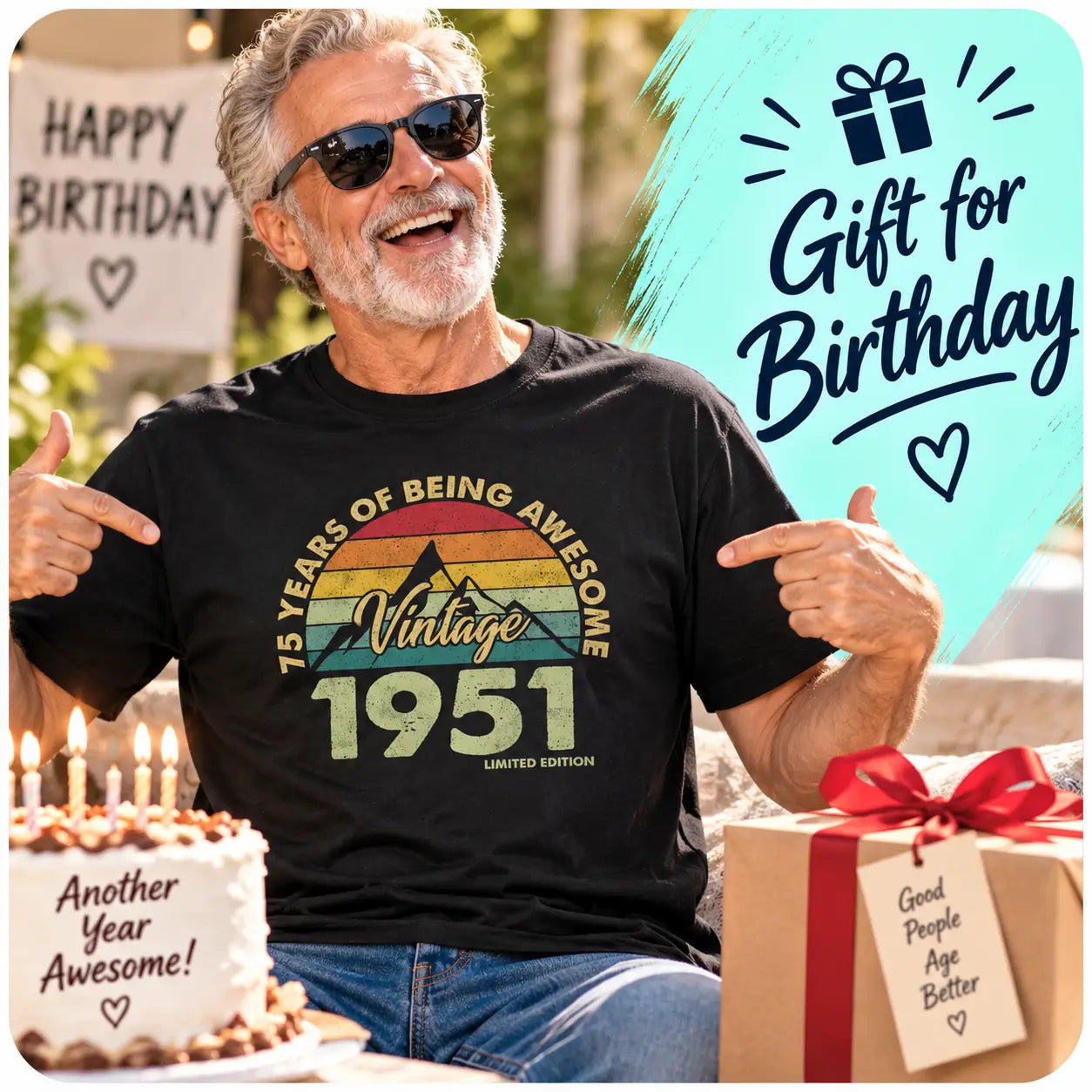 Gift_for_Birthday  – Limited Edition Milestone Tees