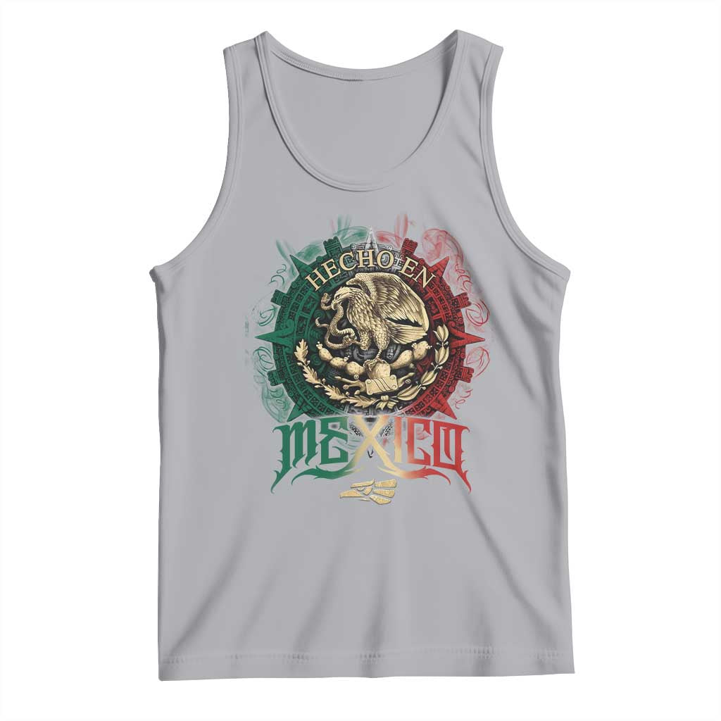 Hecho En Mexico Tank Top Mexican Pride Aztec Eagle TS11 Athletic Heather Print Your Wear