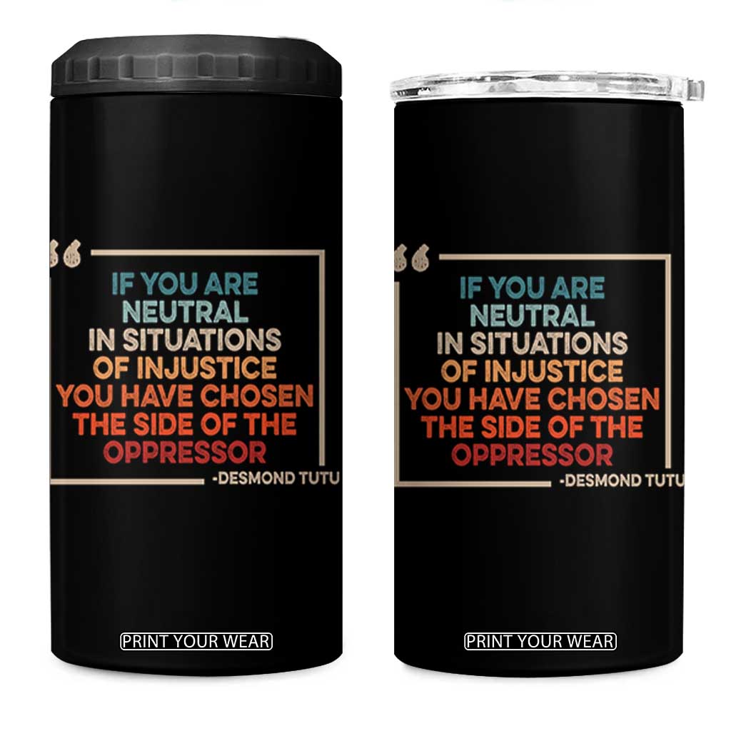 Human Rights 4 in 1 Can Cooler Tumbler Feminist Equal Rights Social Justice TS10 One Size: 16 oz Black Print Your Wear