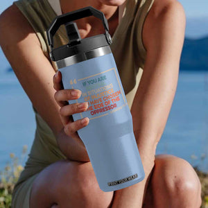 Human Rights Flip Straw Tumbler Feminist Equal Rights Social Justice TS10 One Size: 30 oz Light Blue Print Your Wear