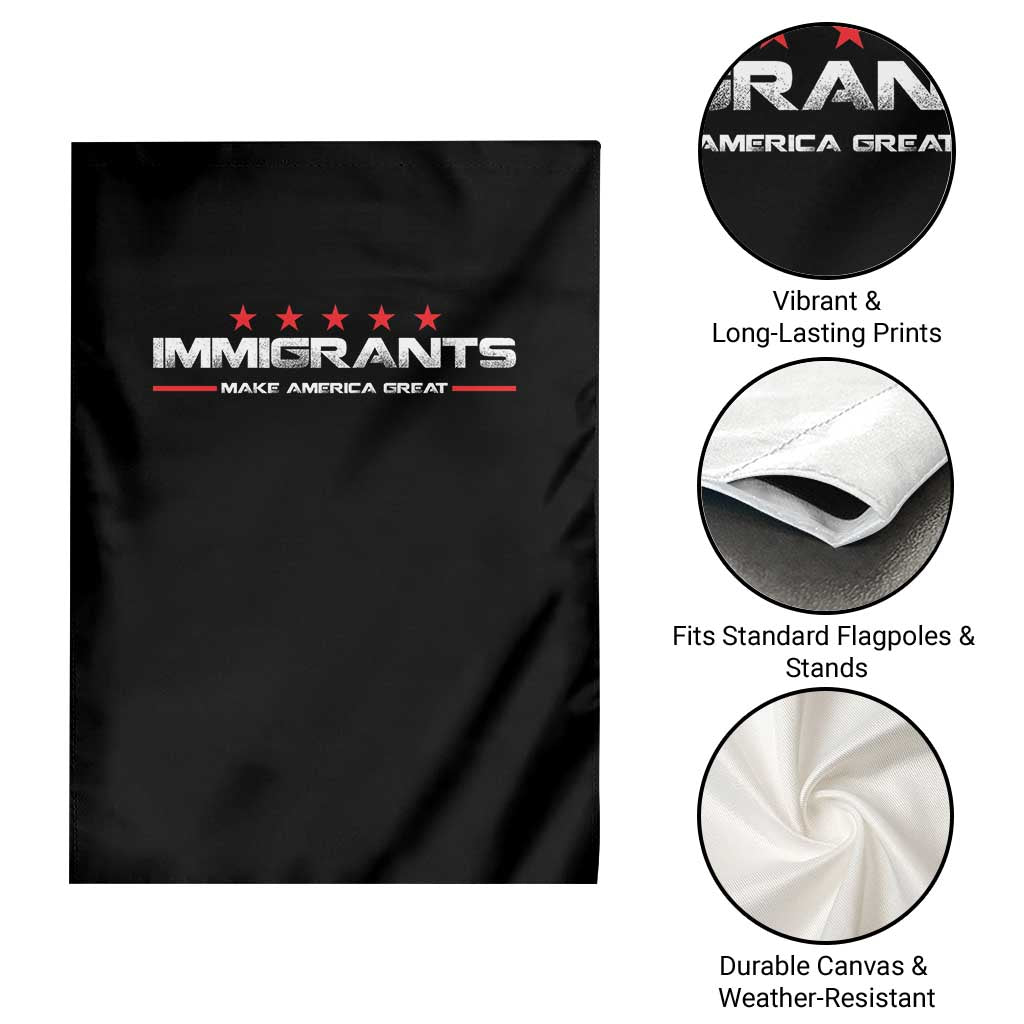 Immigrants Make America Great Garden Flag Pro Immigrant Resist Racist TS10 Print Your Wear