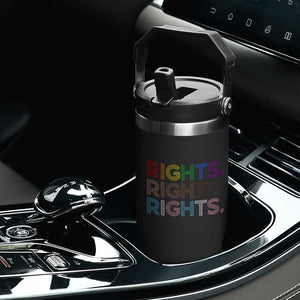 LGBTQ Trans Rights Flip Straw Tumbler Social Justice Equality Human Rights TS10 Print Your Wear