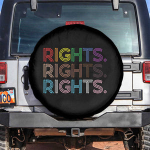 LGBTQ Trans Rights Spare Tire Cover Social Justice Equality Human Rights TS10 No hole Black Print Your Wear