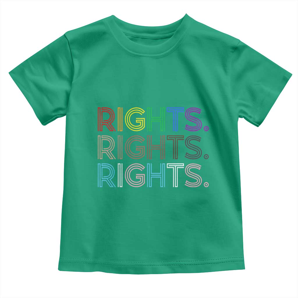 LGBTQ Trans Rights Toddler T Shirt Social Justice Equality Human Rights TS10 Irish Green Print Your Wear