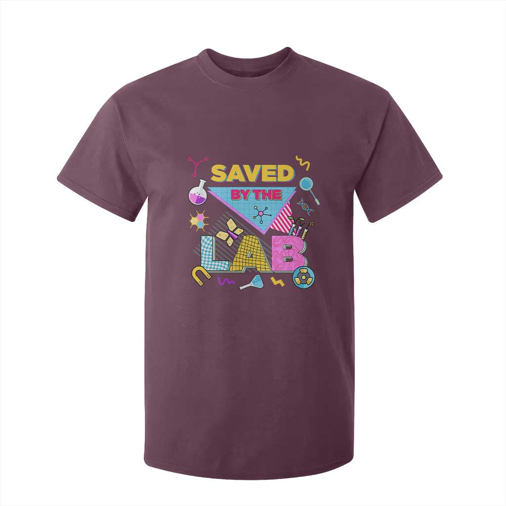 Lab Week T Shirt For Kid Saved By The Lab Retro Medical Laboratory Tech TS02 Maroon Print Your Wear