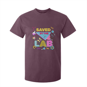 Lab Week T Shirt For Kid Saved By The Lab Retro Medical Laboratory Tech TS02 Maroon Print Your Wear
