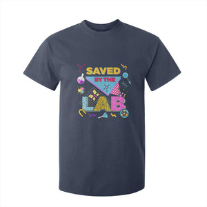 Lab Week T Shirt For Kid Saved By The Lab Retro Medical Laboratory Tech TS02 Navy Print Your Wear