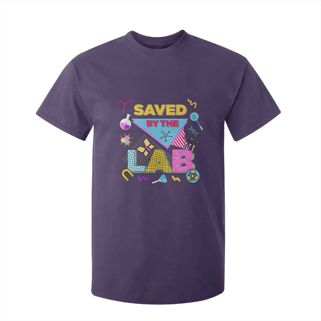 Lab Week T Shirt For Kid Saved By The Lab Retro Medical Laboratory Tech TS02 Purple Print Your Wear