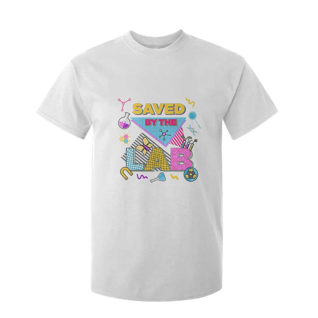 Lab Week T Shirt For Kid Saved By The Lab Retro Medical Laboratory Tech TS02 White Print Your Wear