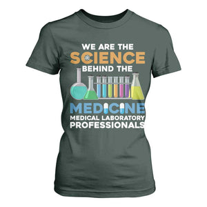 Lab Week T Shirt For Women Funny Lab Techinician Medical Laboratory Science TS02 Dark Forest Green Print Your Wear