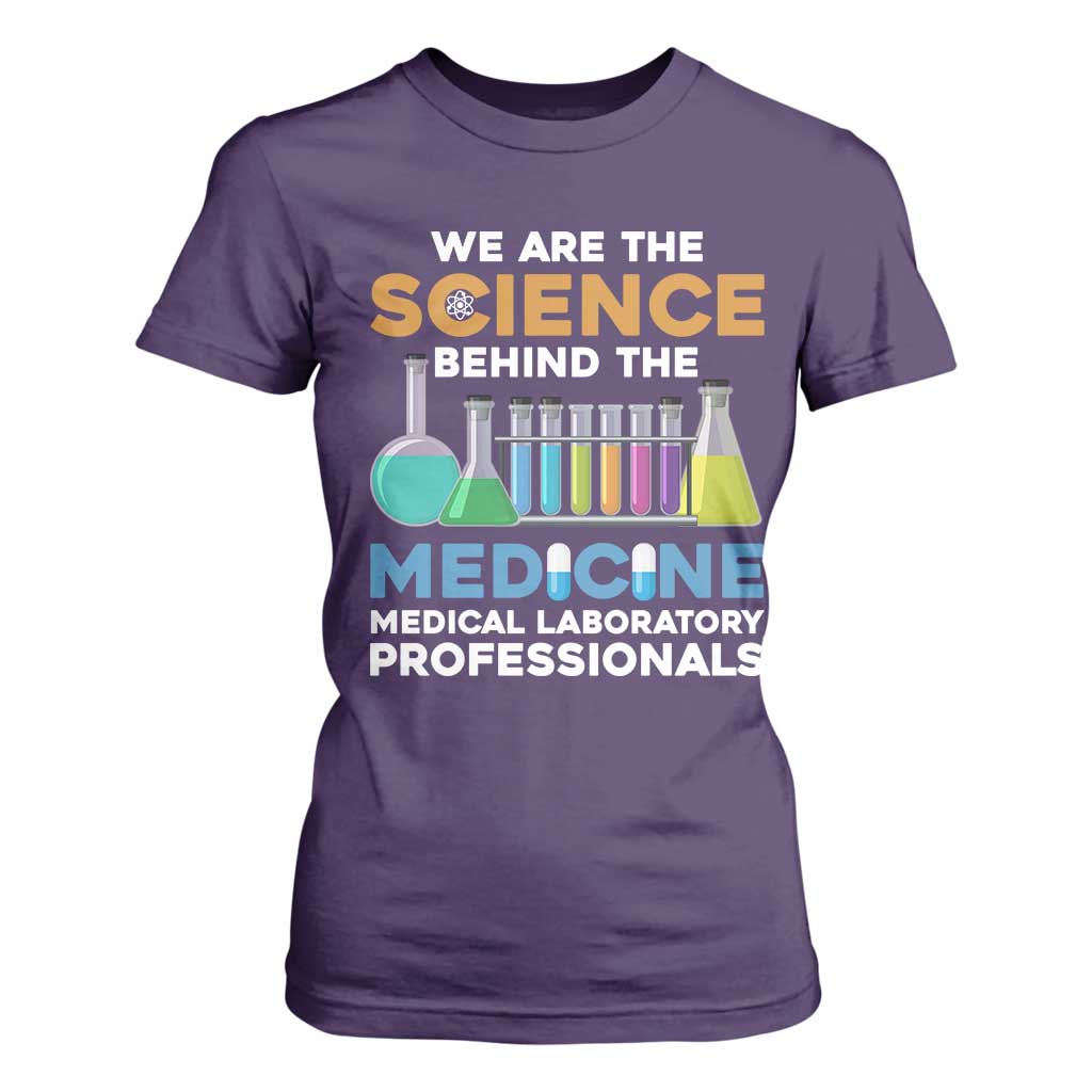 Lab Week T Shirt For Women Funny Lab Techinician Medical Laboratory Science TS02 Purple Print Your Wear