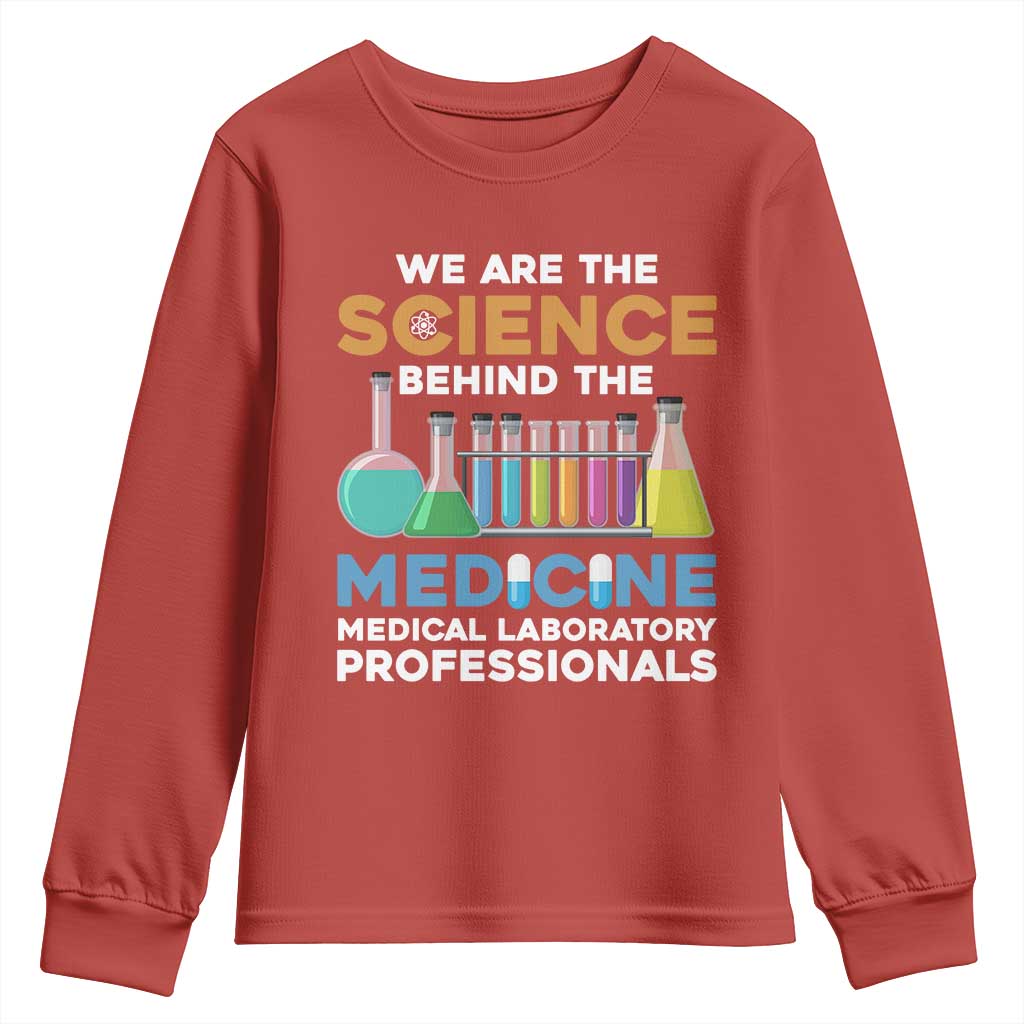 Lab Week Youth Sweatshirt Funny Lab Techinician Medical Laboratory Science TS02 Red Print Your Wear
