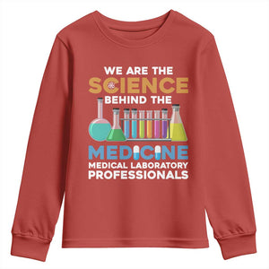 Lab Week Youth Sweatshirt Funny Lab Techinician Medical Laboratory Science TS02 Red Print Your Wear