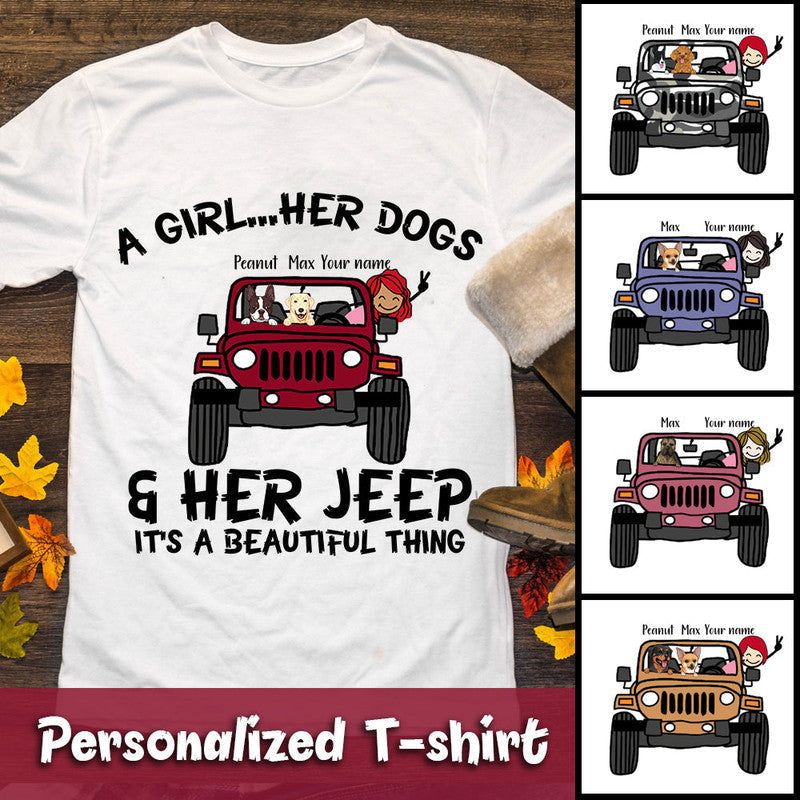 JP Girl Dog Its A Beautiful Thing – Custom T-Shirt – Personalized JP Girl Design CTM Youth Custom - Printyourwear