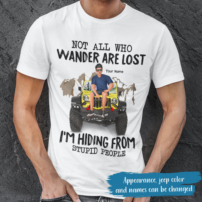 Custom JP Tee Shirts Not All Who Wander Are Lost CTM Youth Custom - Printyourwear