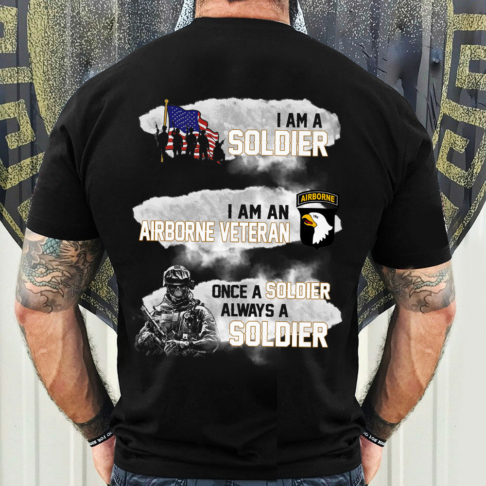 Personalized Veteran T Shirt Once A Veteran Always A Veteran CTM Youth Custom - Printyourwear