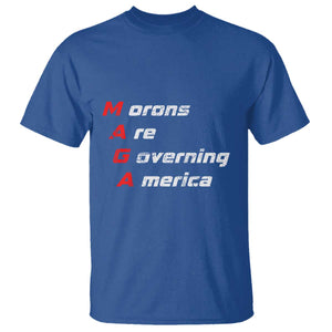 Morons Are Governing America T Shirt TS10 Royal Blue Print Your Wear