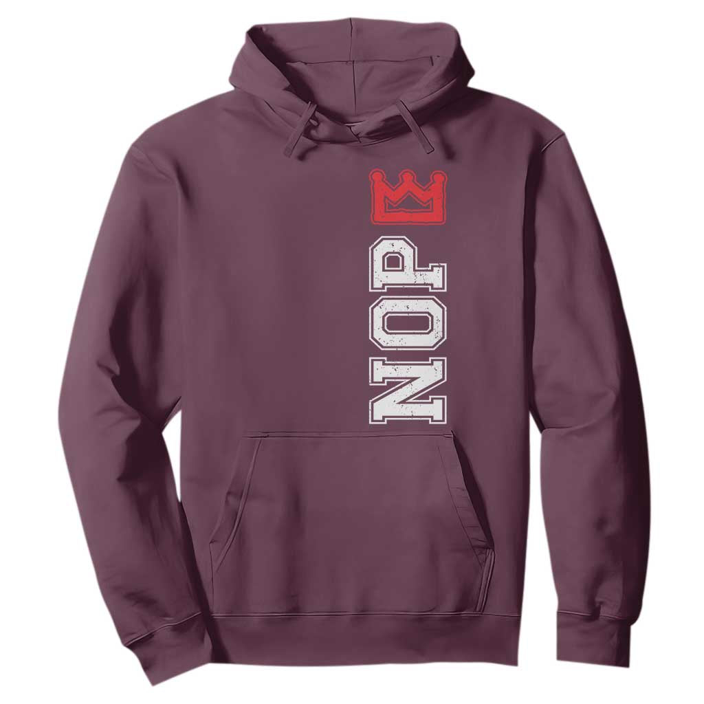 No Kings Hoodie In America Protest TS10 Maroon Print Your Wear