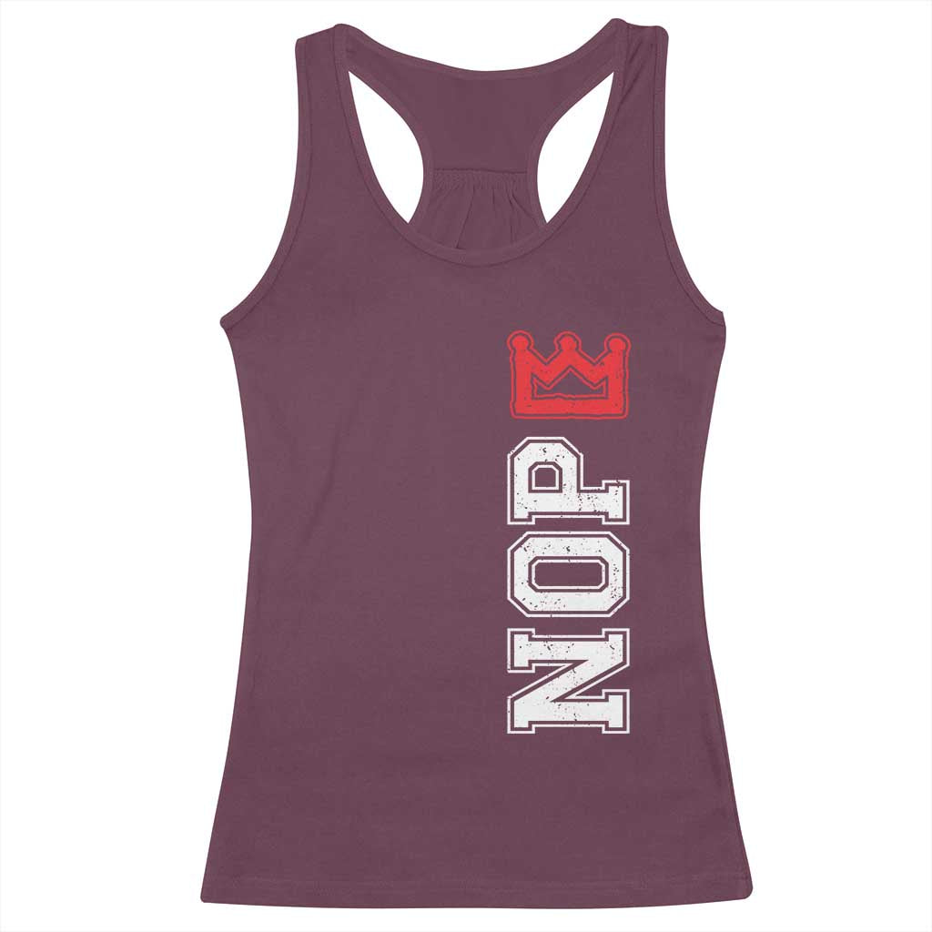 No Kings Racerback Tank Top In America Protest TS10 Maroon Print Your Wear