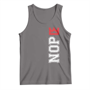 No Kings Tank Top In America Protest TS10 Deep Heather Print Your Wear