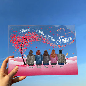 Personalized No Greater Gift Than Sisters Acrylic Plaque Gift For Sisters, Besties, Sistas CTM Custom - Printyourwear