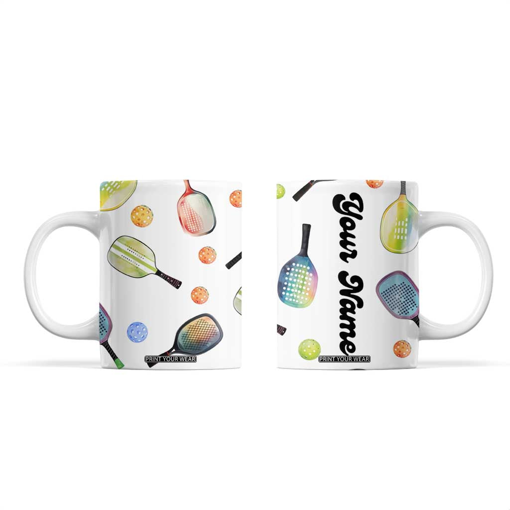 Personalized Pickleball Player Coffee Mug Custom Name Pickle Ball Lover TB09 Pickleball Print Your Wear