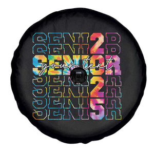 Personalized Senior 2025 Spare Tire Cover Custom Text Class Of 2025 Graduation TS11 Print Your Wear