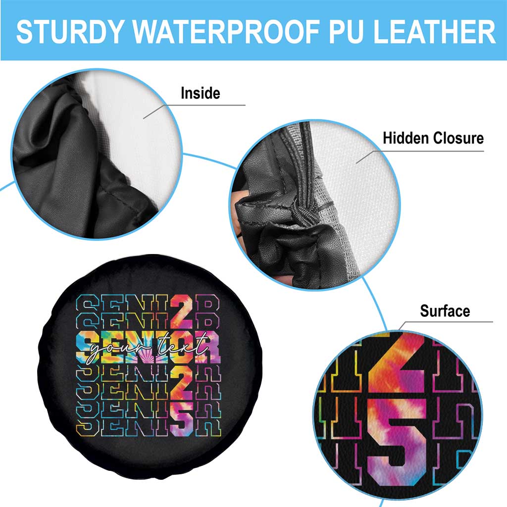 Personalized Senior 2025 Spare Tire Cover Custom Text Class Of 2025 Graduation TS11 Print Your Wear