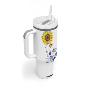 Personalized Turtle Tumbler With Handle with You Are My Sunshine Quote Design TS04 Print Your Wear