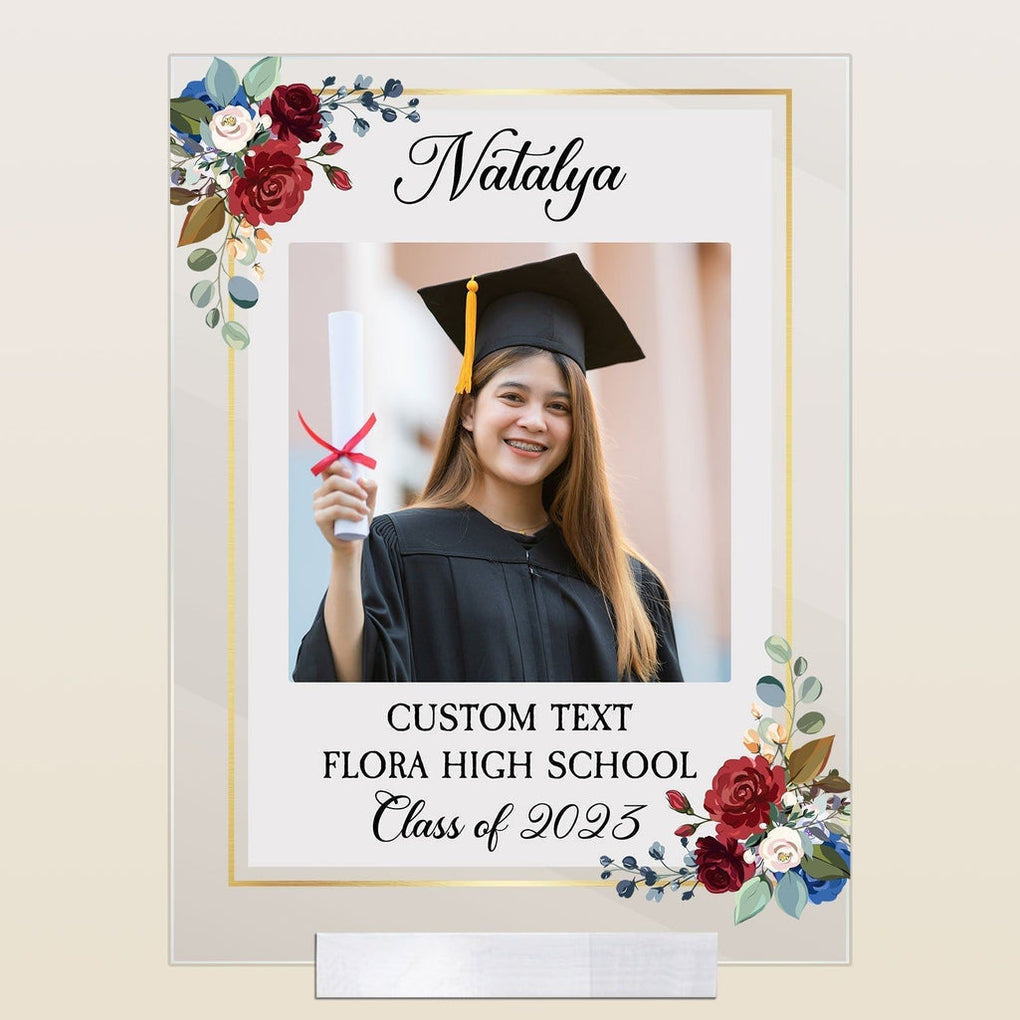 Graduation Ceremony Personalized Graduation Celebration Acrylic Plaque Version 2 Gift For Graduation, Students, Daughters, Sons, Friends CTM Acrylic Table Sign 4