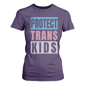 Protect Trans Kids T Shirt For Women Transgender Pride Trans Rights Social Justice TS10 Purple Print Your Wear