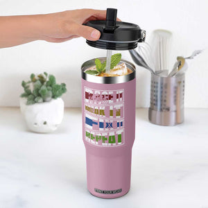 Racing Flip Straw Tumbler Race It Break It Fix It Repeat Racer TS09 One Size: 30 oz Light Pink Print Your Wear