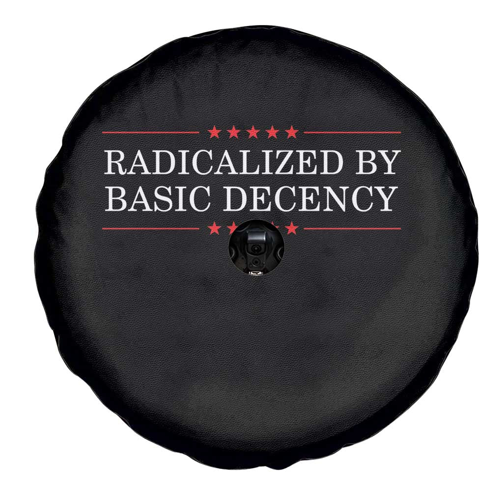 Radicalized By Basic Decency Spare Tire Cover Feminist Activist Protest TS10 Print Your Wear
